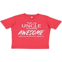 Inktastic da, moj ujak je prilično sjajan poklon dječaka malih dječaka ili majica mališana