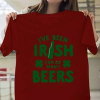 Mikilon sam bio irski za tolike piva Svetog Patrickovog dnevne košulje za žene kratkih rukava grafički