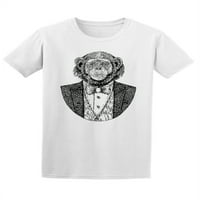 Majica Chimpanzee Monkey Hipster Muškarci -Mage by Shutterstock, muško X-Veliki