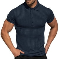 Akiigool muns polos majice kratki rukav velike i visoke polovine golf polo majice za muškarce - suho