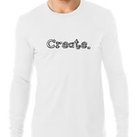 Stvoriti. - jednostavna umjetnička izjava - stvaramo mušku majicu s dugim rukavima
