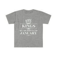 Kraljevi su rođeni u januaru unise majica S-3XL Birthday Boy