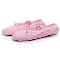 Muška plesna cipela Canvas Balet papuče Split SOLE Practiceny Željezni Comfort Paper Stanovi unise ružičasta