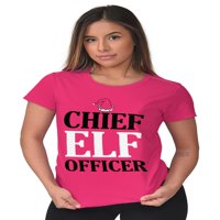 Xmas šef oficir ELF-a Santa Helper Ženska majica Dame Tee Brisco Brends 2x