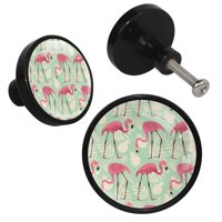 Vlastiti kuhinjski ormar za kuhanje krug okruglih dekora ručica ormarića ormara za vuču sa vijcima Flamingo