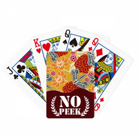 Kineski japansko stil Azija Cvijeće uzorak PEEK poker igračke kartice Privatna igra