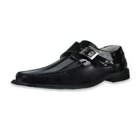 Lako Strider Boys 'Patentne kožne haljine cipele - crna, mališana
