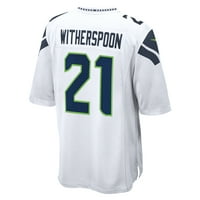Muški Nike Devon Witherspoon White Seattle Seahawks Gost dres Igra