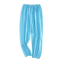 Ketyyh-Chn Toddler Girl Hlače elastične bebe Djevojke Solidne boje pantalone svijetlo plava, 150