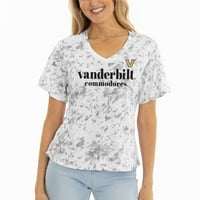Ženska siva Vanderbilt Commodores Faye Ruckel V-izrez majica