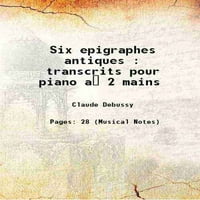 SI epigrafija Antikviteti: Transkrits pour klavir na mreži 1915