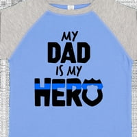 Inktastic Moj otac je moj junak Policijski oficir Porodični poklon mališani dečko ili majica Toddler