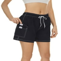 Eloshman Women Mini pant elastični struk Ljeto plaža Kratke hlače Kartone Torbice kratke vruće hlače