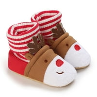 Božićne čarape za bebe, Stripe Deer uzorak neklizajući papuče