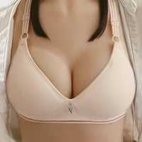 Svakodnevni bras za žene, ženska žičana žičana žica BRA Plus veličine Bras žica Besplatno udobno push