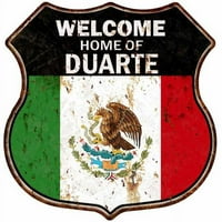 DOBRODOŠLI DOMA DUARTE MEXICAN FLAGE METAL znak 211110010196