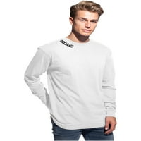 Daxton Premium Oakland Muškarci dugih rukava majica ultra mekani srednje težine pamuk, 2pk crna bijela