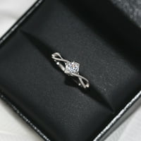 Dan valentina Giftswite Zlatni prstenovi za žene sa prstenom BO za ceremoniju svadbe