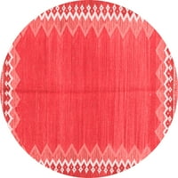 Ahgly Company u zatvorenom okruglom sažetkom Crvene suvremene prostirke, 5 'kruga