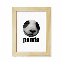 Kineska nacionalna blaga životinja Panda Desktop krasni foto okvir Display umjetnička slika Drvena