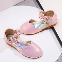 Aaiymet Single Princess Kids Flower Dancing Cipele Biserne cvjetne djevojke Sandale cipele cipele za bebe gumene djece, ružičasta 13.5