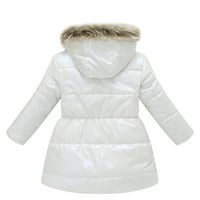 Zimska jakna za djevojke za djevojčice za djevojke djevojke - Bubble Puffer Parka kaput sa oblogom,