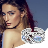 Prstenovi za žene Jedinstveni otvor prsten ženski dizajn Napredni modni prstenovi za teen djevojke