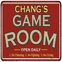 Game Game Room Poklon znak Vintage izgled Metalni zid 112180001074