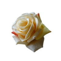 Keusn Elegant Velike ruže cvijeće za kosu za kosu cvjetne broševe pin Lady Bridal W