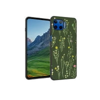 Kompatibilan sa moto g 5G Plus futrolom telefona, doodle-cvijeće-Priroda Silikonska zaštitna zaštitna