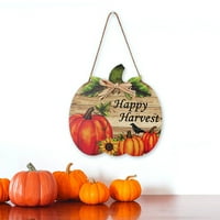 Firmar Rustic Dan zahvalnosti Pumpkin Wooden Oglas dobrodošlice