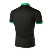 CLlios muns polo majice Slim Fit kratki rukav vrhovi formalni poslovni golf majica boja blok okrenite poklone košulje za muškarce