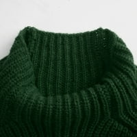 Homodles ženske ležerne džemper-jela boja zelene veličine s