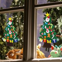 [Prodaja čišćenja] osjetila zidni zid božićnog drveća viseći ukrasi DIY božićno drvce