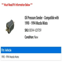 Pošiljatelj tlaka ulja - kompatibilan sa - Mazda Miata 1993