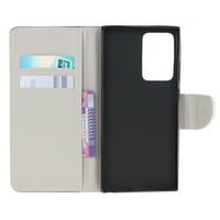 Torbica za novčanik za Samsung Galaxy Note Ultra, PU kožni magnetski flip folio poklopac s Chickstand