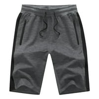 Muški kratke hlače Ljetni slobodno vrijeme Sportska fitness Vanjska jednostavna boja Podudaranje Pocket