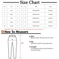 Voncos Ljetne hlače Žene - Modne Ležerne prilike visoke uspone pantalone prorez džep čvrste duljine