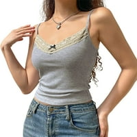 Plesneemangoos ženska majica, bez rukava bez rukava za pletenje ležerne košulje