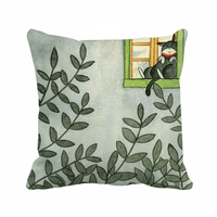 Miaoji Slikarski akvarel Cat vanjski prozor Jastuk Jastuk za spavanje Kauč na razvlačenje