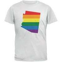 Arizona LGBT Gay Pride Rainbow Bijela mladost majica - Mladi X-Veliki