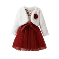 Modne haljine za djevojčice Little Girl's Tulle Flower Haljina za cvijeće TODDLER PARTY SUNDRESS PRINCESSE