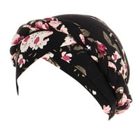 Glavni šalovi za žene modni nosač nosača turban poklopac turban zamotavanje glave cvjetni print etnička
