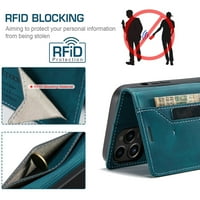 Nalacover novčanik za iPhone pro max, premium PU kožne kartere nosač RFID blokiranja Flip Folio poklopac