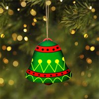 Vanjski zatvoreni božićni ukrasi Božićna zvona Domaći ukrasi Božićne ukrase drvca Privjesci Kućni ukras
