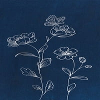 Plavi leptir Vrt i poster Print - Danhui Nai