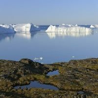 Iceberovi na Ilulissat Icefjord, Ilulissat, Icefjord, Disko zaljev, Qaasuitsup, Grenland, Polarne regije,