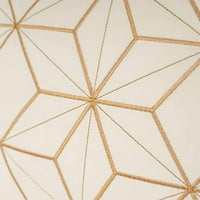 Dosaele Gold Plaid Geometrijske linije Vez Velvet jastuk Case Luksuzni moderni kvadratni bacanje jastuk