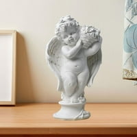 Nordic Angel figurinski statuu Creative Dekorativne simpatične umjetničke dječje zanatske skulpture