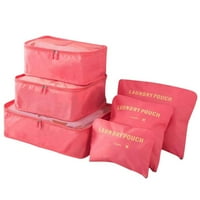 Naiyafly Travel Organizator koprezentacije prtljage Postavite torbe za pohranu putnike Travel Multifunkcionalni paketi za sortiranje odjeće